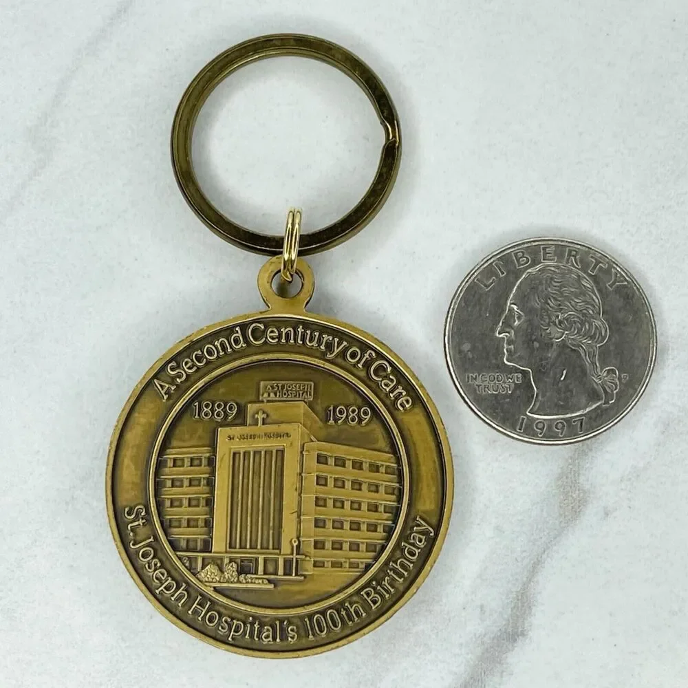 St. Joseph Hospital Second Century of Care Keychain Keyring